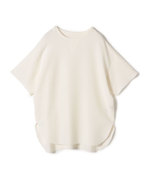 SHIPS(シップス)の「ジョーゼット ショート スリーブ プルオーバー(Tシャツ/カットソー・レディース・オフホワイト/ブラック/ベージュ系その他・ONE SIZE)」の3枚目の写真