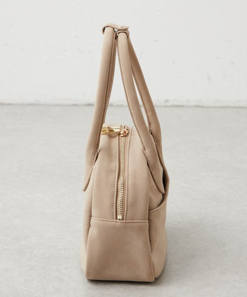 PAPILLONNER（パピヨネ）の「ミディアムボストン（ボストンバッグ・レディース・シルバー/ベージュ・FREE）」の15枚目の写真