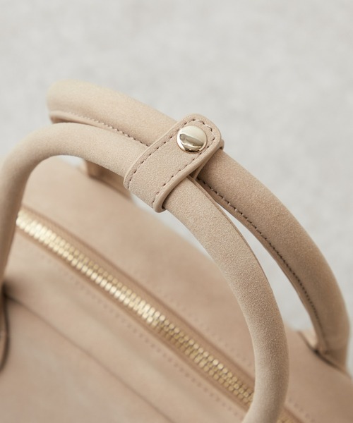 PAPILLONNER（パピヨネ）の「ミディアムボストン（ボストンバッグ・レディース・シルバー/ベージュ・FREE）」の17枚目の写真