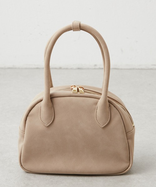 PAPILLONNER（パピヨネ）の「ミディアムボストン（ボストンバッグ・レディース・シルバー/ベージュ・FREE）」の14枚目の写真