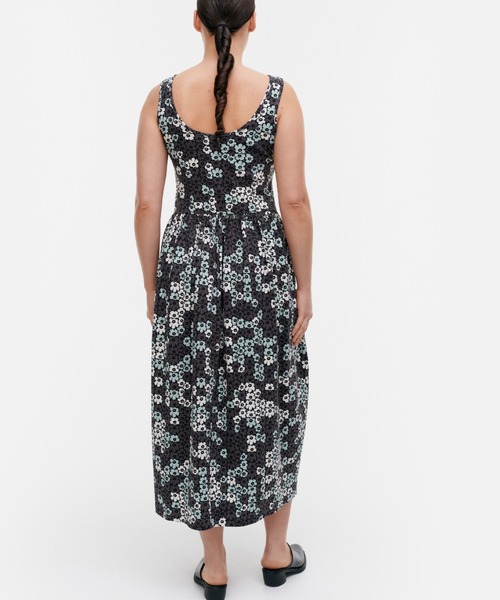 marimekko（マリメッコ）の「Unikko / rib jersey I dress（ワンピース・レディース・ダークグレー・MEDIUM/SMALL/X-SMALL）」の4枚目の写真