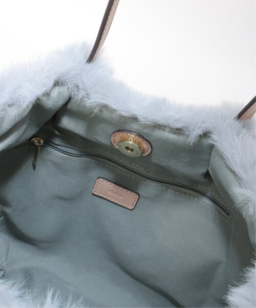 ikka（イッカ）の「エコファー2WAYトートバッグ（ショルダーバッグ・レディース・オフホワイト/ダークグリーン/ブルー/ベージュ・FREE）」の12枚目の写真