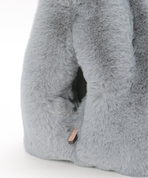 ikka（イッカ）の「エコファー2WAYトートバッグ（ショルダーバッグ・レディース・オフホワイト/ダークグリーン/ブルー/ベージュ・FREE）」の11枚目の写真