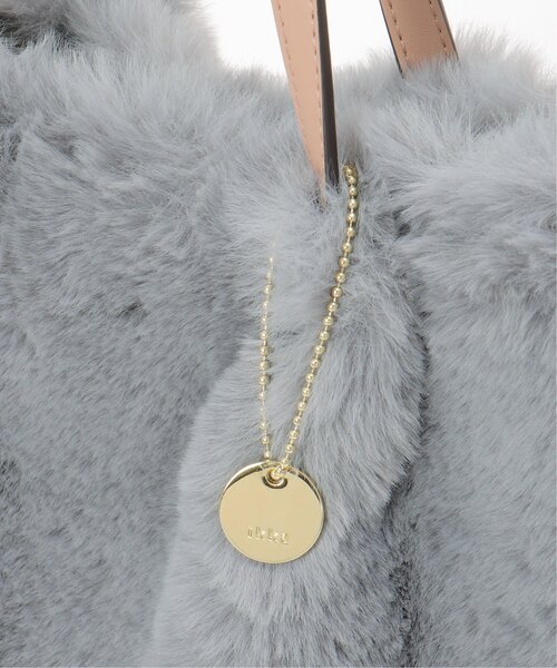 ikka（イッカ）の「エコファー2WAYトートバッグ（ショルダーバッグ・レディース・オフホワイト/ダークグリーン/ブルー/ベージュ・FREE）」の6枚目の写真