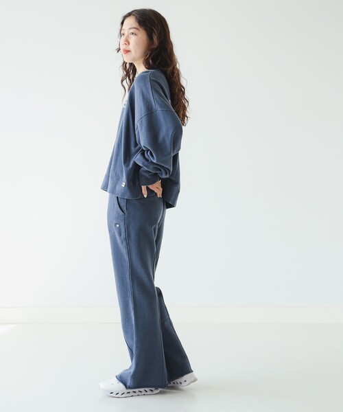 Russell Athletic（ラッセルアスレティック）の「【別注】RUSSELL ATHLETIC /  ロゴプリント スウェット（スウェット・レディース・ネイビー/グレー/イエロー系その他・ONE SIZE）」の20枚目の写真