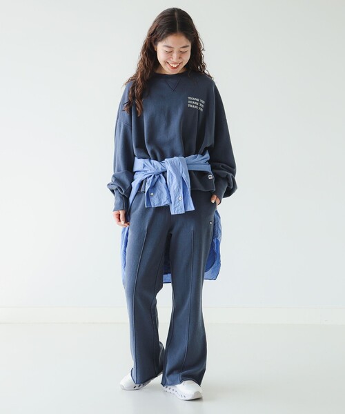 Russell Athletic（ラッセルアスレティック）の「【別注】RUSSELL ATHLETIC /  ロゴプリント スウェット（スウェット・レディース・ネイビー/グレー/イエロー系その他・ONE SIZE）」の19枚目の写真