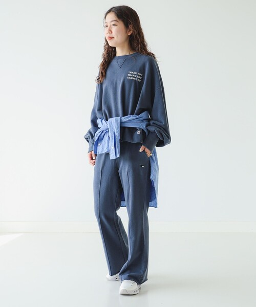 Russell Athletic（ラッセルアスレティック）の「【別注】RUSSELL ATHLETIC /  ロゴプリント スウェット（スウェット・レディース・ネイビー/グレー/イエロー系その他・ONE SIZE）」の18枚目の写真