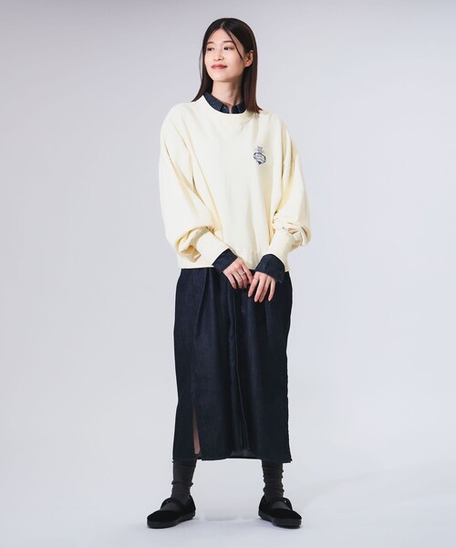 Russell Athletic（ラッセルアスレティック）の「【別注】RUSSELL ATHLETIC /  ロゴプリント スウェット（スウェット・レディース・ネイビー/グレー/イエロー系その他・ONE SIZE）」の13枚目の写真