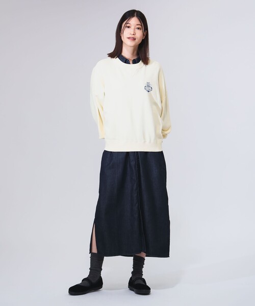 Russell Athletic（ラッセルアスレティック）の「【別注】RUSSELL ATHLETIC /  ロゴプリント スウェット（スウェット・レディース・ネイビー/グレー/イエロー系その他・ONE SIZE）」の12枚目の写真