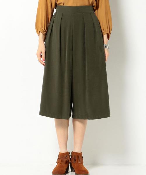 Another Edition（アナザーエディション）の「レーヨンポリエステルガウチョ2/AEBC R/P GAUCHO FW2◆（その他パンツ・レディース・ブラック/オリーブ・フリー）」の4枚目の写真