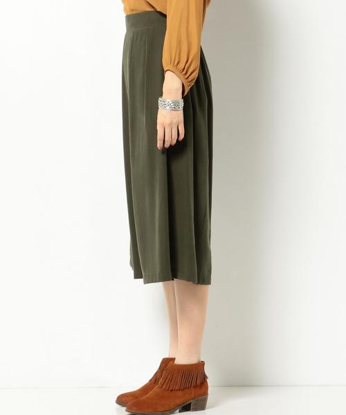 Another Edition（アナザーエディション）の「レーヨンポリエステルガウチョ2/AEBC R/P GAUCHO FW2◆（その他パンツ・レディース・ブラック/オリーブ・フリー）」の5枚目の写真