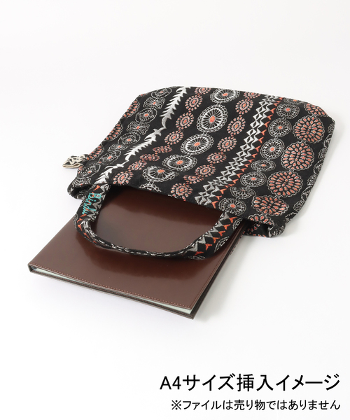BINDU（ビンドゥー）の「Bindu / ビンドゥー TOTE JOSHUA（トートバッグ・メンズ・アイボリー/ブラック・FREE）」の8枚目の写真