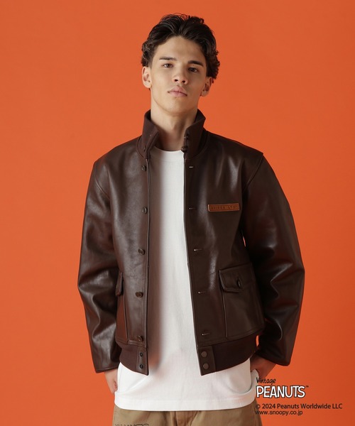 中古　アヴィレックスxピーナッツMA-1 \"フライングエース\" AVIREX 《AVIREX * PEANUTS》MA-1 