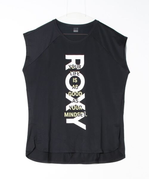ROXY（ロキシー）の「ロキシー ROXY AS GOOD AS（Tシャツ/カットソー・レディース・ホワイト/ブラック・M/L）」の2枚目の写真