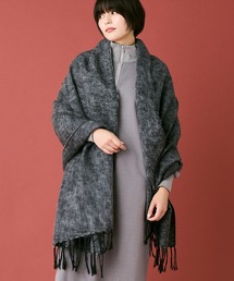 INED CLARO | ハンドウーヴンコットンアクリルショール(マフラー)