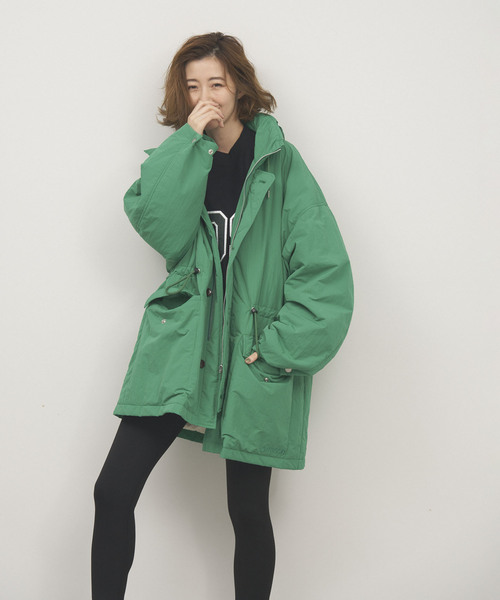 OUTDOOR PRODUCTS（アウトドアプロダクツ）の「追加HUNTER COAT/中綿ボリュームスリーブコート（その他アウター・レディース・ブラック/グリーン/ベージュ・FREE）」の18枚目の写真