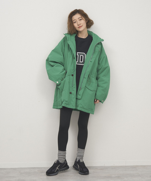 OUTDOOR PRODUCTS（アウトドアプロダクツ）の「追加HUNTER COAT/中綿ボリュームスリーブコート（その他アウター・レディース・ブラック/グリーン/ベージュ・FREE）」の19枚目の写真