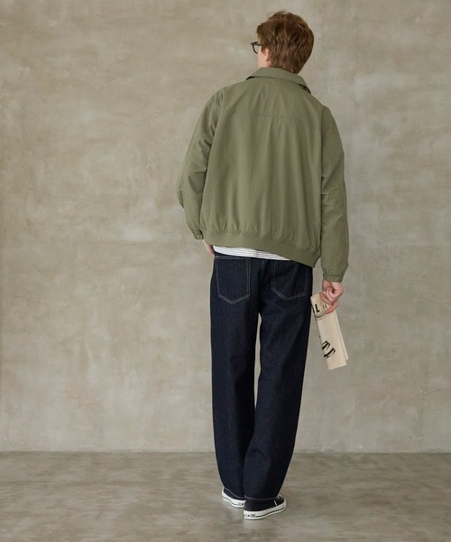 coca（coca）（コカ）の「【WEB限定セール】ナイロンフライトジャケット（ミリタリージャケット・メンズ・ブラック/カーキ・M/L/XL）」の7枚目の写真