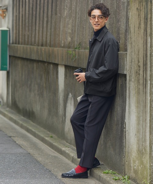 coca（coca）（コカ）の「【WEB限定セール】ナイロンフライトジャケット（ミリタリージャケット・メンズ・ブラック/カーキ・M/L/XL）」の12枚目の写真