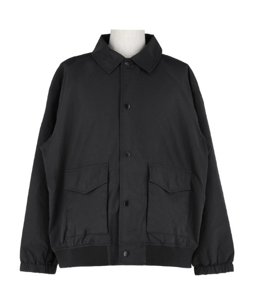 coca（coca）（コカ）の「【WEB限定セール】ナイロンフライトジャケット（ミリタリージャケット・メンズ・ブラック/カーキ・M/L/XL）」の18枚目の写真