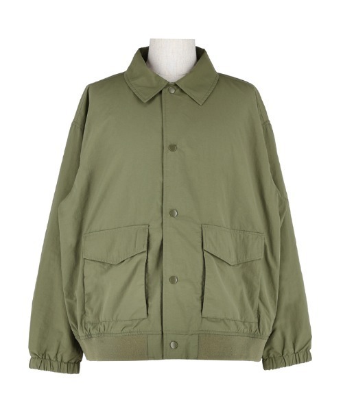coca（coca）（コカ）の「【WEB限定セール】ナイロンフライトジャケット（ミリタリージャケット・メンズ・ブラック/カーキ・M/L/XL）」の17枚目の写真