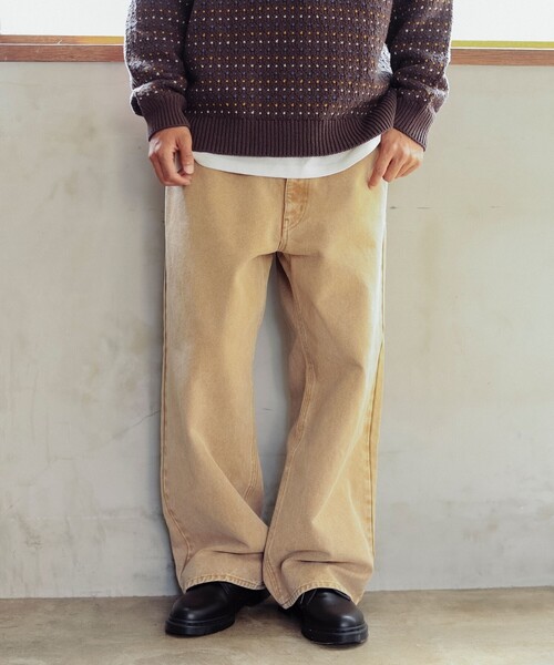 B:MING by BEAMS（ビーミングバイビームス）の「フェード ダック 5ポケット パンツ（その他パンツ・メンズ・ブラック/ベージュ・S/M/L/XL）」の13枚目の写真