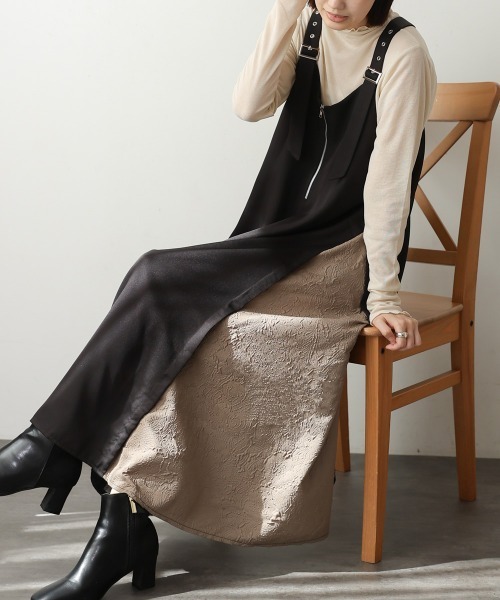 Bou Jeloud ジャンパースカート　カーキ　美品☆ Bou Jeloud ジャンパースカート カーキ 美品 再お値下げ