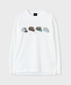 早期完売★Attends (アテンズ)★Husky Dog Tee★クロップTシャツ Attends / アテンズ】HUSKY DOG TEE（Tシャツ/カットソー