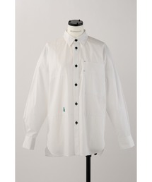 nagonstansナゴンスタンス ホワイト 長袖トレーナー S/M ドッキング nagonstans 【定価2.8万】ナゴンスタンス *shirts-sleeves