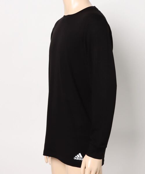 adidas(アディダス)の「adidas/アディダス クルーネックロングスリーブ ワンポイントロゴ 吸湿発熱(インナーウェア/肌着・メンズ・ブラック/ブラウン系その他・LARGE/MEDIUM)」の17枚目の写真