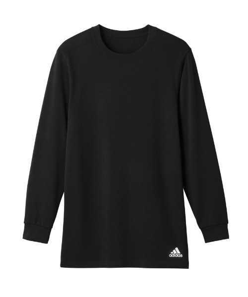 adidas(アディダス)の「adidas/アディダス クルーネックロングスリーブ ワンポイントロゴ 吸湿発熱(インナーウェア/肌着・メンズ・ブラック/ブラウン系その他・LARGE/MEDIUM)」の14枚目の写真
