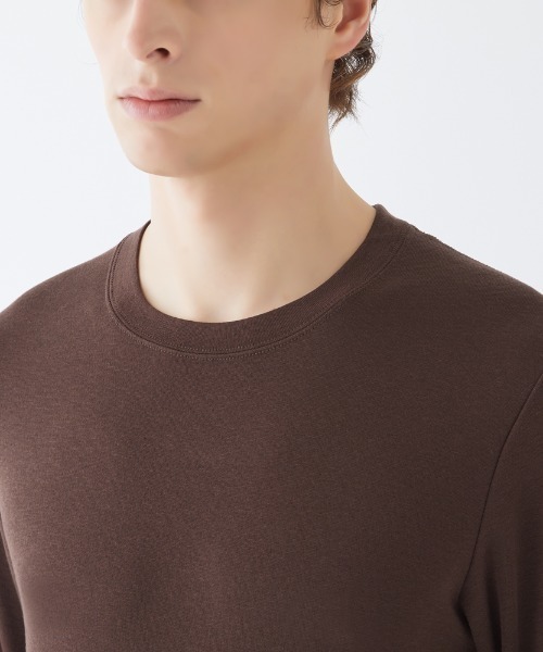 adidas(アディダス)の「adidas/アディダス クルーネックロングスリーブ ワンポイントロゴ 吸湿発熱(インナーウェア/肌着・メンズ・ブラック/ブラウン系その他・LARGE/MEDIUM)」の6枚目の写真