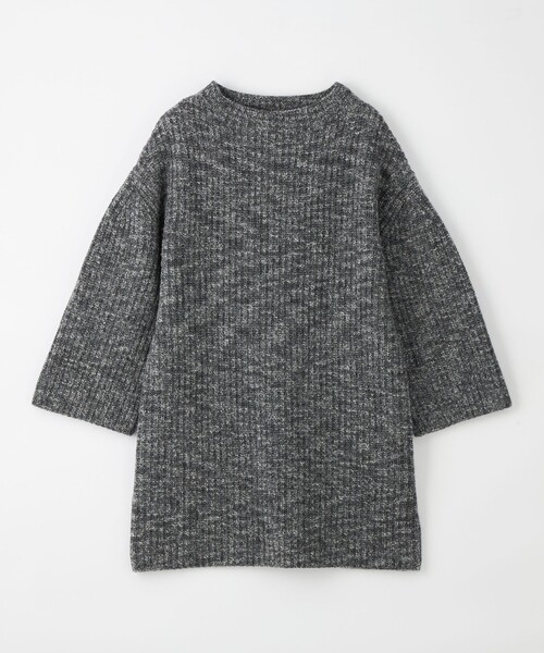 EMMEL REFINES（エメルリファインズ）の「＜EMMEL REFINES＞EM カタアゼ ボクシー ミニ ニット ワンピース（ワンピース・レディース・その他1/ダークグレー・FREE）」の15枚目の写真