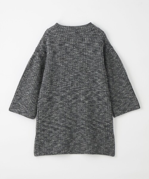 EMMEL REFINES（エメルリファインズ）の「＜EMMEL REFINES＞EM カタアゼ ボクシー ミニ ニット ワンピース（ワンピース・レディース・その他1/ダークグレー・FREE）」の16枚目の写真