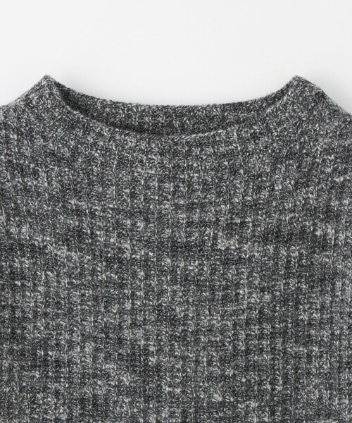 EMMEL REFINES（エメルリファインズ）の「＜EMMEL REFINES＞EM カタアゼ ボクシー ミニ ニット ワンピース（ワンピース・レディース・その他1/ダークグレー・FREE）」の17枚目の写真