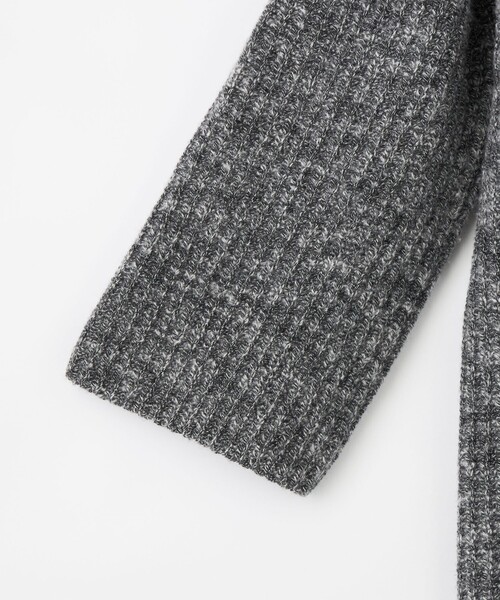 EMMEL REFINES（エメルリファインズ）の「＜EMMEL REFINES＞EM カタアゼ ボクシー ミニ ニット ワンピース（ワンピース・レディース・その他1/ダークグレー・FREE）」の18枚目の写真