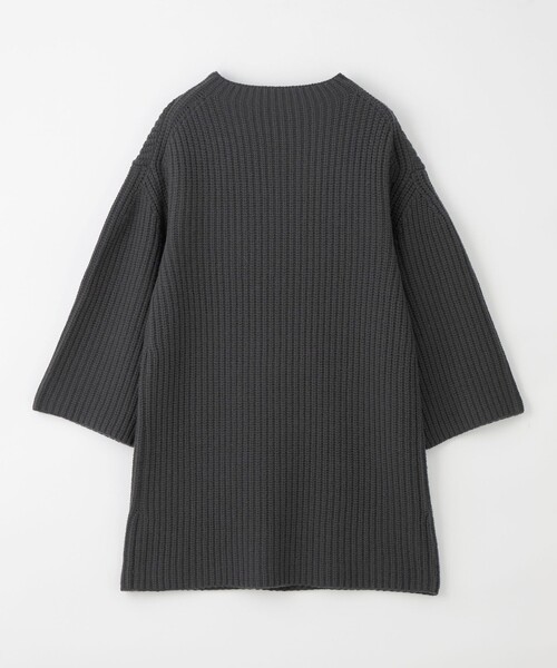 EMMEL REFINES（エメルリファインズ）の「＜EMMEL REFINES＞EM カタアゼ ボクシー ミニ ニット ワンピース（ワンピース・レディース・その他1/ダークグレー・FREE）」の22枚目の写真