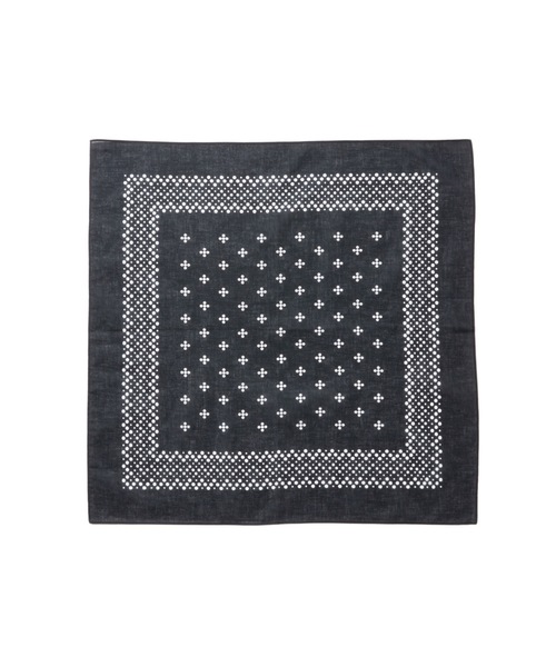 COOTIE PRODUCTIONS（クーティープロダクションズ）の「Cotton Bandana（バンダナ/スカーフ・メンズ・ブラック系その他/ブラック系その他4・ONE SIZE）」の2枚目の写真