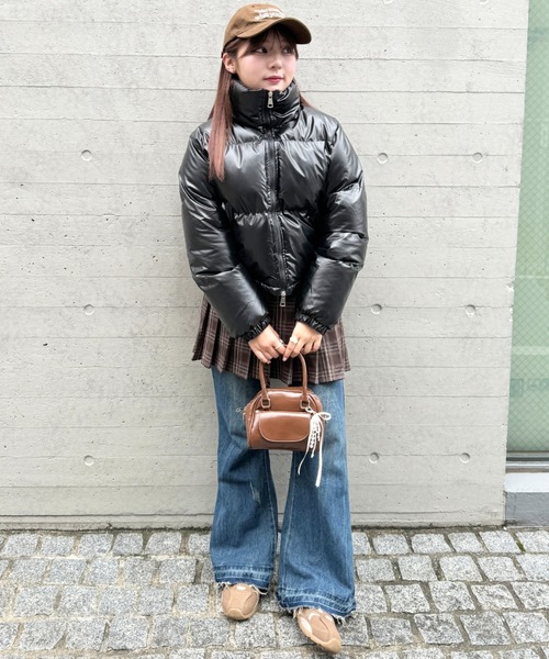 美品！MYLAN 　ダウンジャケット パール色 A Line Down Coat | Pearl – MYLAN ONLINE SHOP