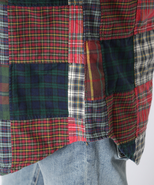 POLO RALPH LAUREN（ポロ ラルフ ローレン）の「パッチワーク プラッド オックスフォード シャツ（シャツ/ブラウス・メンズ・マルチ・X-SMALL/SMALL/MEDIUM/XX-LARGE/X-LARGE/LARGE）」の8枚目の写真