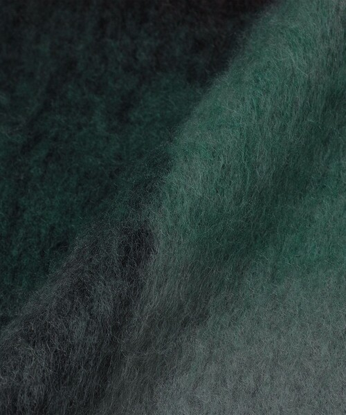 SHIPS（シップス）の「【WEB限定】SHIPS:〈洗濯機可能〉ボリューム マフラー (ブロックチェック)（マフラー・メンズ・ブラック/ブラウン/グリーン・ONE SIZE）」の14枚目の写真