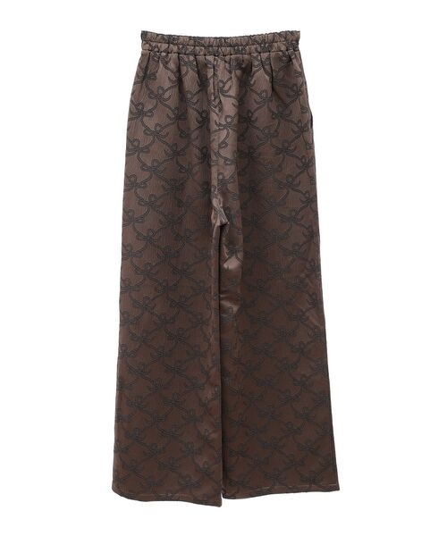 Sugar spoon（シュガースプーン）の「・SUGAR SPOON リボンジャカードパンツ（その他パンツ・レディース・ブラウン/ベージュ/チャコールグレー・FREE）」の21枚目の写真