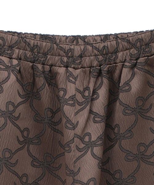 Sugar spoon（シュガースプーン）の「・SUGAR SPOON リボンジャカードパンツ（その他パンツ・レディース・ブラウン/ベージュ/チャコールグレー・FREE）」の22枚目の写真