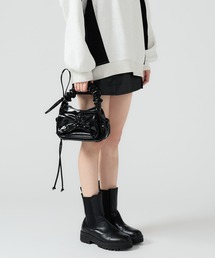 Chick（チック）の「Ribbon Design Shoulder Bag / リボンデザイン ギャザーミニバッグ 2026年春夏（ハンドバッグ）」