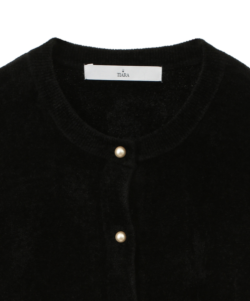 Tiara（ティアラ）の「モールパールボタンカーディガン（カーディガン/ボレロ・レディース・ブラック/アイボリー・FREE）」の15枚目の写真