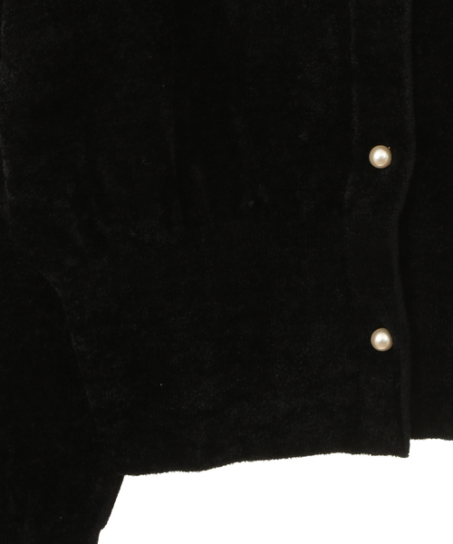 Tiara（ティアラ）の「モールパールボタンカーディガン（カーディガン/ボレロ・レディース・ブラック/アイボリー・FREE）」の17枚目の写真