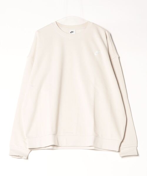 NIKE(ナイキ)の「NIKE/ナイキ クラブ FT オーバーサイズ L/S クルー(スウェット・メンズ・ベージュ/ホワイト/グレー/ブラック・S/M/L/XL/2XL)」の9枚目の写真
