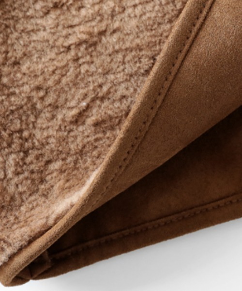 【セール】ボアベスト フロントジップ ポケット付き（ベスト）｜COCOMOMO（ココモモ）