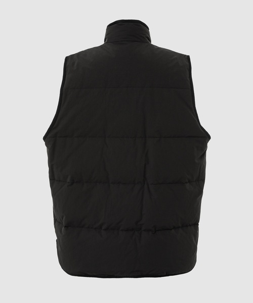 PORTER CLASSIC(ポータークラシック)の「WEATHER CHINESE DOWN VEST(ダウンベスト・メンズ・オリーブ/ネイビー/ブラック・3)」の6枚目の写真