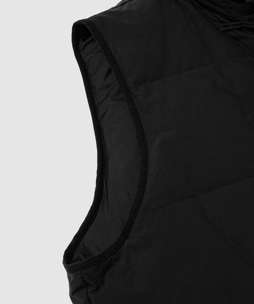 PORTER CLASSIC(ポータークラシック)の「WEATHER CHINESE DOWN VEST(ダウンベスト・メンズ・オリーブ/ネイビー/ブラック・3)」の7枚目の写真